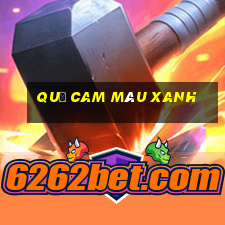 quả cam màu xanh