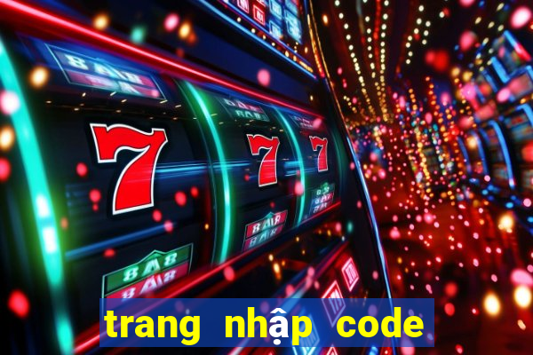 trang nhập code omg 3q