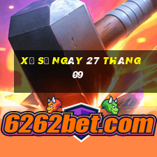 xổ số ngày 27 tháng 09