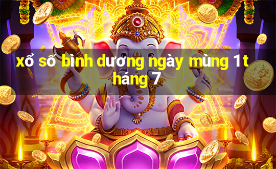 xổ số bình dương ngày mùng 1 tháng 7