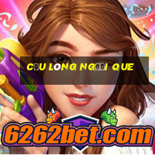 cầu lông người que