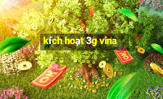 kích hoạt 3g vina