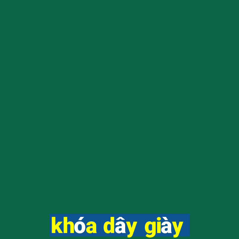 khóa dây giày