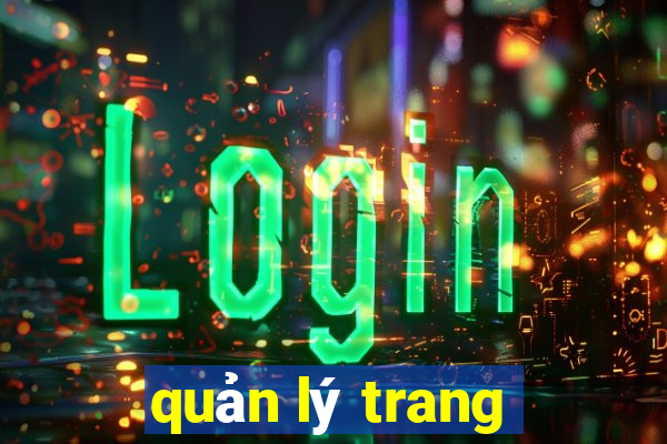 quản lý trang