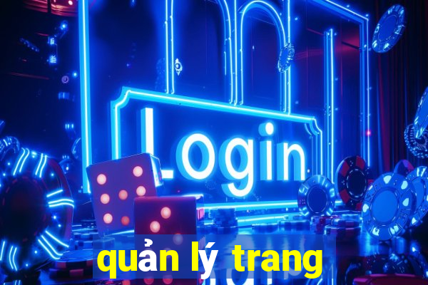 quản lý trang