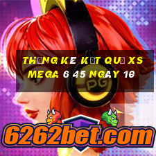 THỐNG KÊ KẾT QUẢ XS Mega 6 45 ngày 10