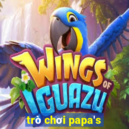 trò chơi papa's