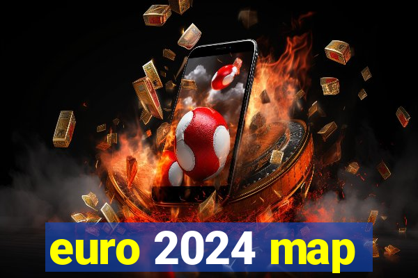 euro 2024 map