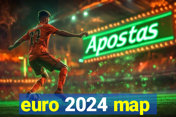 euro 2024 map