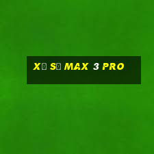 xổ số max 3 pro