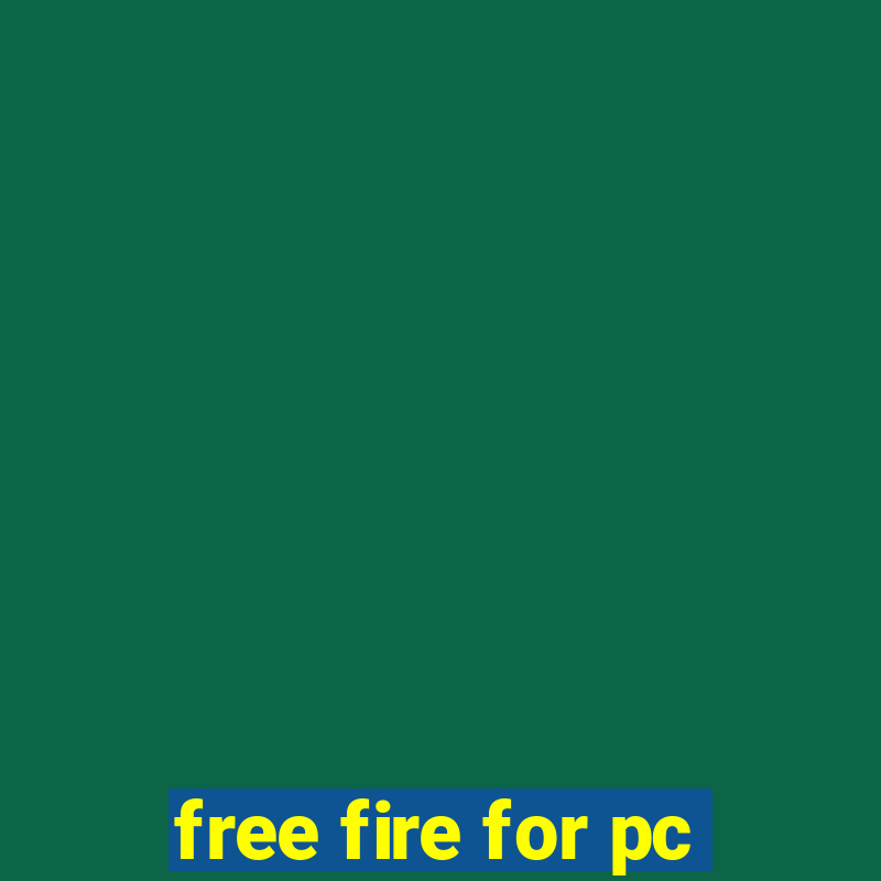 free fire for pc