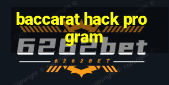 baccarat hack program