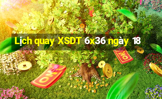 Lịch quay XSDT 6x36 ngày 18