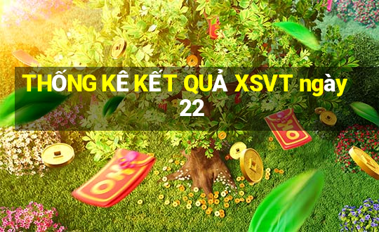 THỐNG KÊ KẾT QUẢ XSVT ngày 22