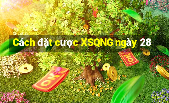 Cách đặt cược XSQNG ngày 28