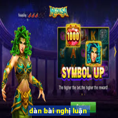 dàn bài nghị luận