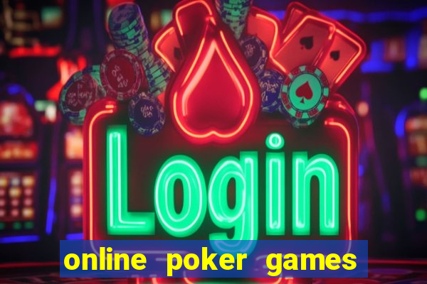 online poker games for mac