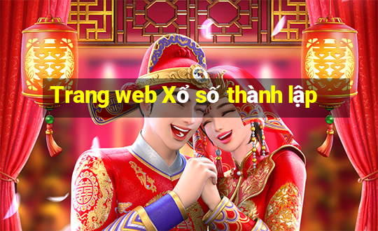 Trang web Xổ số thành lập