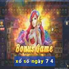 xổ số ngày 7 4