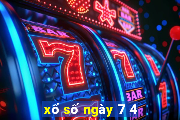 xổ số ngày 7 4