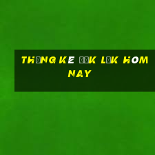 thống kê đắk lắk hôm nay