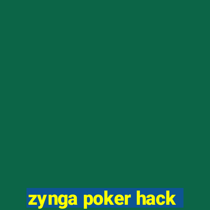 zynga poker hack