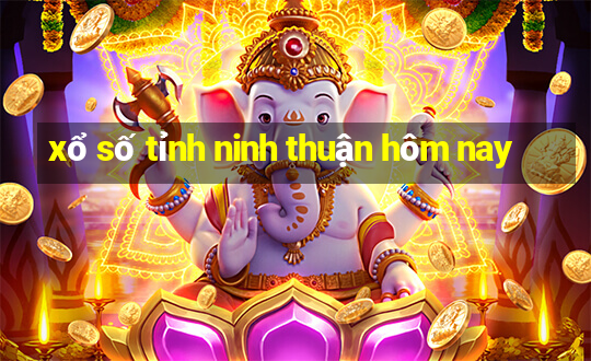 xổ số tỉnh ninh thuận hôm nay