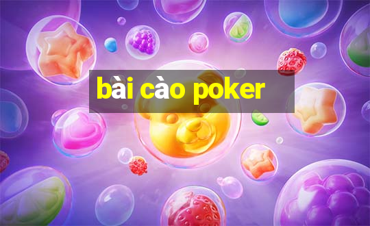 bài cào poker