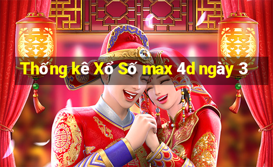 Thống kê Xổ Số max 4d ngày 3