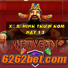 xổ số ninh thuận hôm nay 1 3