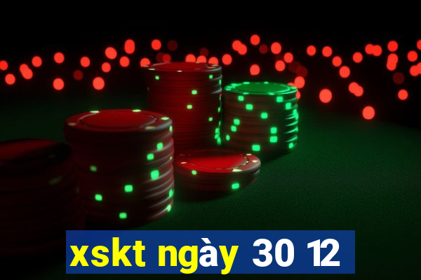 xskt ngày 30 12