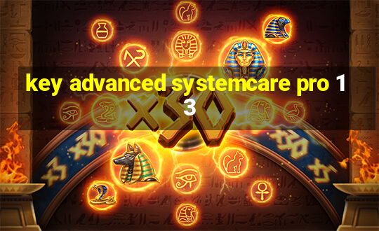 key advanced systemcare pro 13