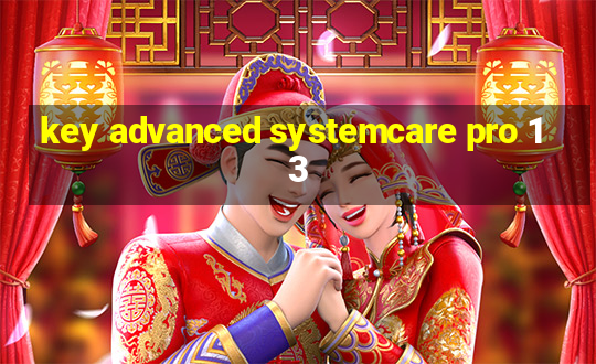 key advanced systemcare pro 13