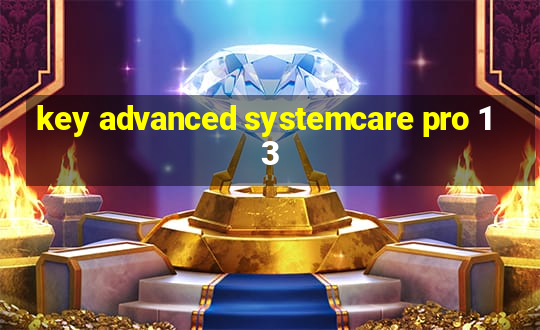 key advanced systemcare pro 13