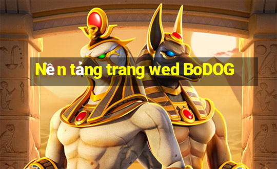 Nền tảng trang wed BoDOG