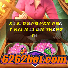 xổ số quảng nam ngày hai mươi lăm tháng tư