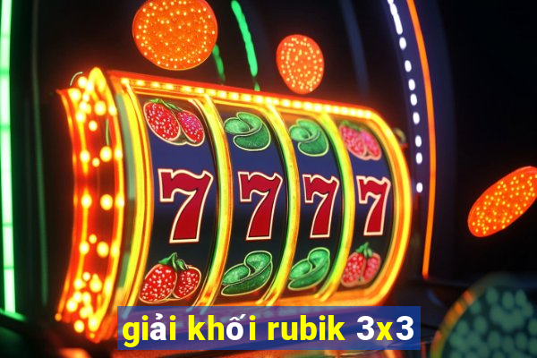 giải khối rubik 3x3