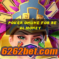 poker online for real money