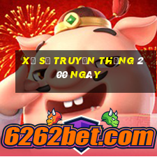 xổ số truyền thống 200 ngày