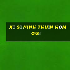 xổ số ninh thuận hôm quả