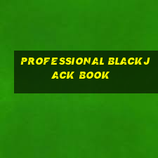 professional blackjack book