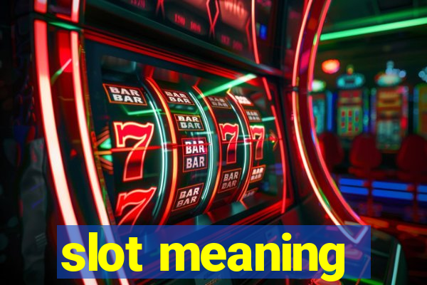 slot meaning