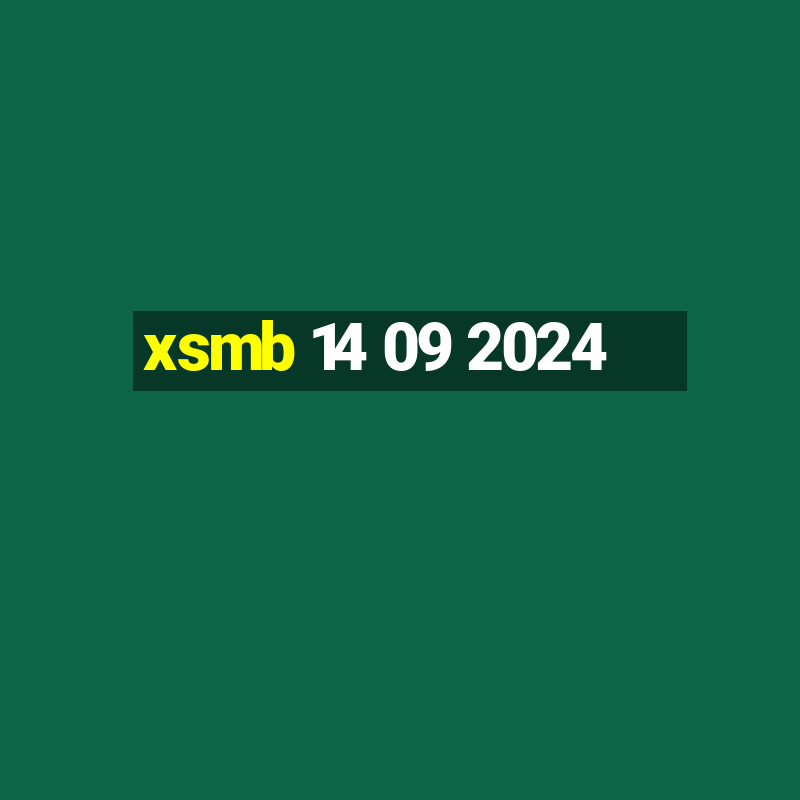 xsmb 14 09 2024