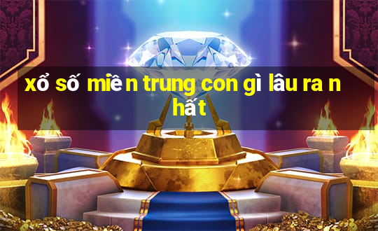 xổ số miền trung con gì lâu ra nhất