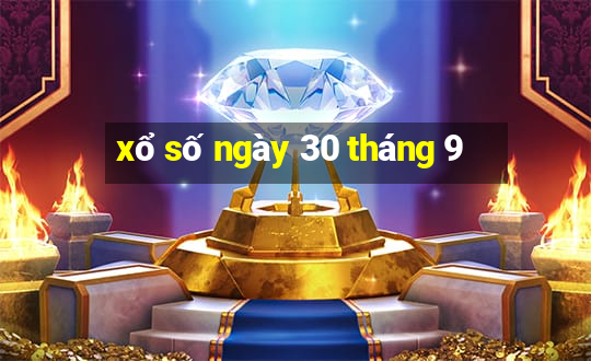 xổ số ngày 30 tháng 9