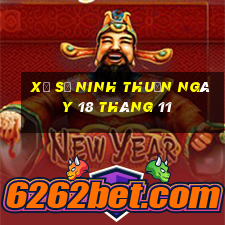 xổ số ninh thuận ngày 18 tháng 11