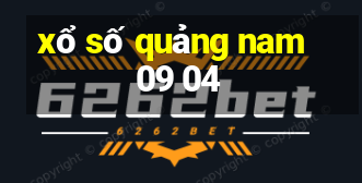 xổ số quảng nam 09 04