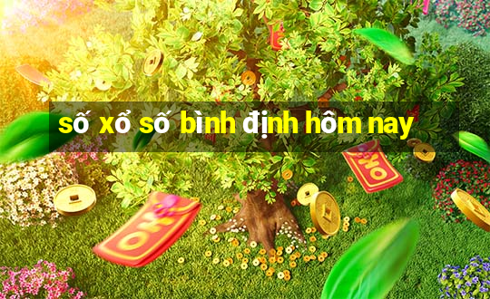 số xổ số bình định hôm nay