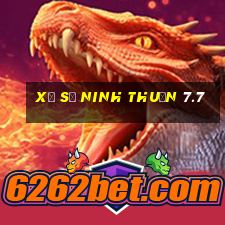 xổ số ninh thuận 7.7