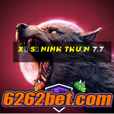 xổ số ninh thuận 7.7